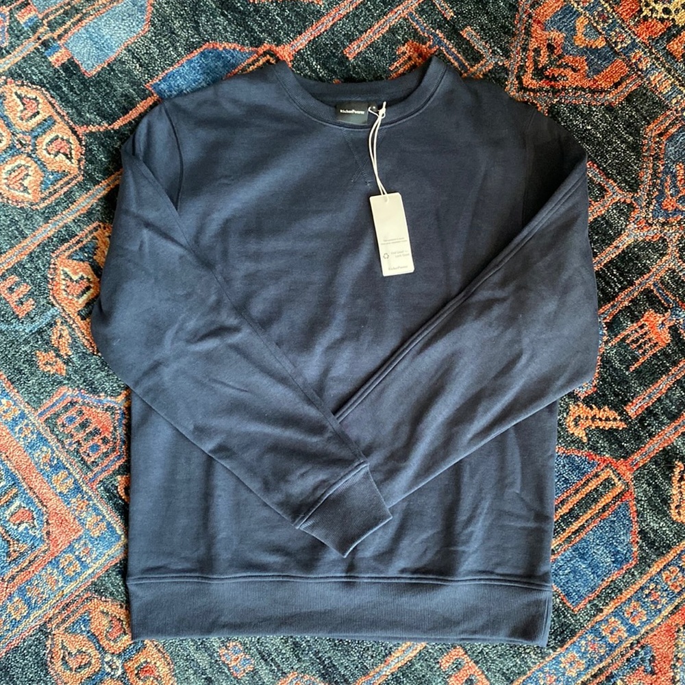 NWT RicherPoorer Recycled Fleece Sweatshirt